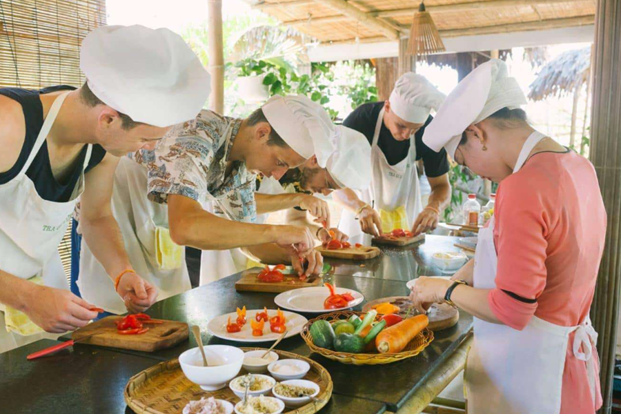 Best friends made over a cooking class